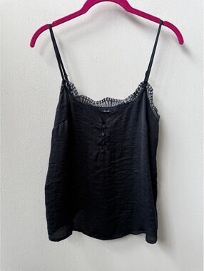 Kiabi Navy Lace Trim Camisole Whimsigoth Small